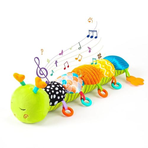 Koty Baby toys months, Infant Baby Musical Stuffed Animal Toys, Soft Sensory Toys with Crinkle and Rattles, Tummy Time Toys for Newborn Boys Girls Gift 0 612 Months