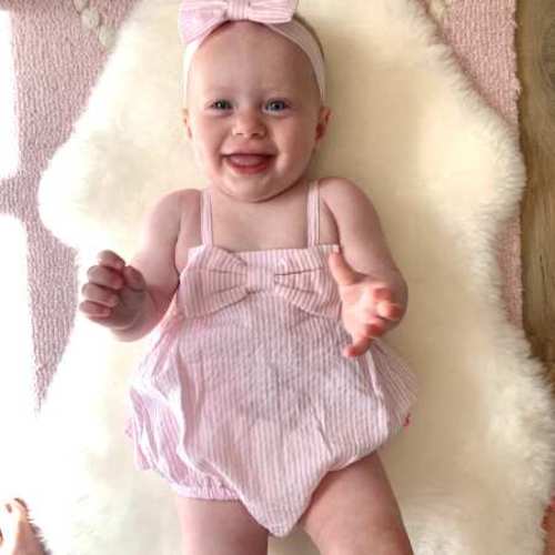 Bow Front Bubble Woven Romper | RuffleButts & RuggedButts