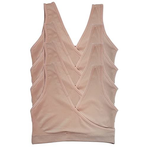 Caramel Cantina 4 Pack Nursing Maternity Women’s Sleep Comfort Bralette Bra