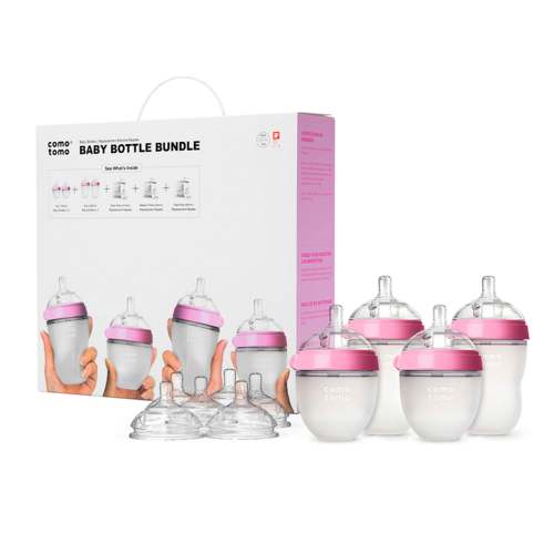 Baby Bottles Bundle - Pink