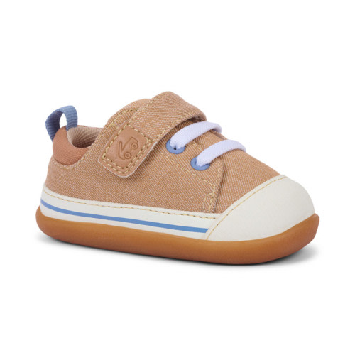 Stevie Mini (First Walker) Khaki - See Kai Run