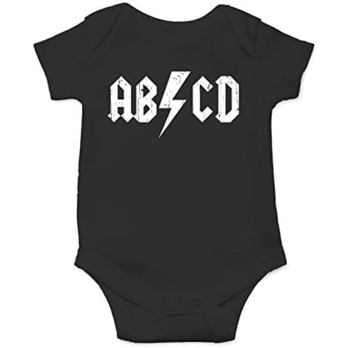 ABCD Alphabet Rock And Roll - Funny Baby Essentials Bodysuit - Baby Boy Clothes Newborn Outfits