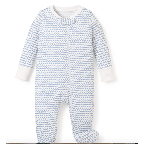 Baby's Pima Romper in La Mer 6-12m