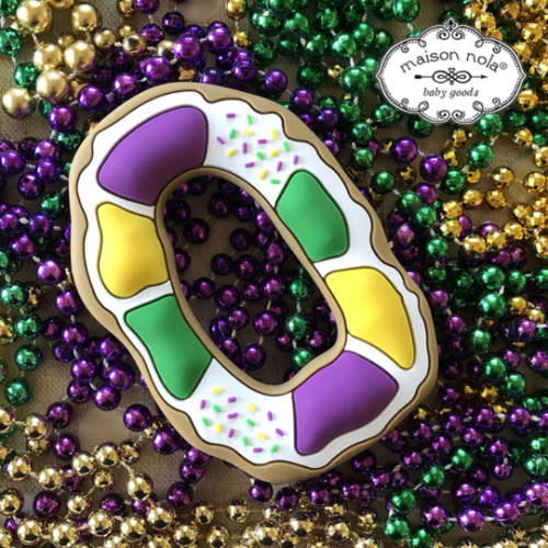 King Cake Silicone Teether | Maison Nola