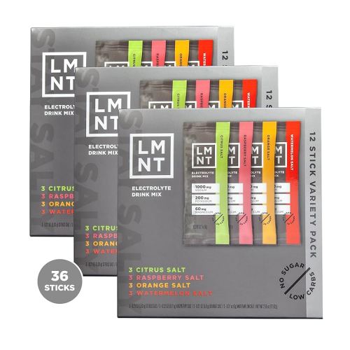 Drink LMNT Zero Sugar Electrolytes - Variety Pack Bundle | Drink Mix | 36-Count