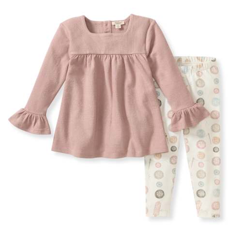 Little Button Organic Tunic & Pants Set – Burt's Bees Baby