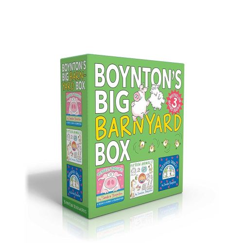 Boynton's Big Barnyard Box (Boxed Set): Perfect Piggies!; Fifteen Animals!; Barnyard Dance! (Boynton on Board)