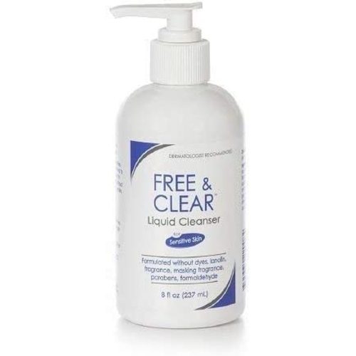 Free & Clear Liquid Cleanser For Sensitive Skin, 8 Fl Oz