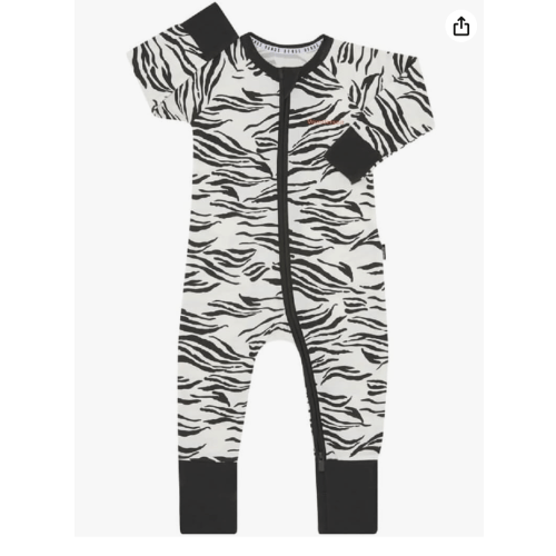 Bonds ZIP YDG Wondersuit - Animal Magic Charcoal, White, us 6-12m : Amazon.sg: Fashion
