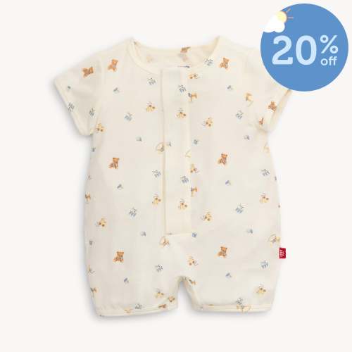 lullaby lane modal magnetic short sleeve romper – Magnetic Me
