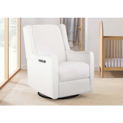 Mercer Electronic Power Recliner and Swivel Glider with USB-A and Type-C Ports in Stain-Resistant Performance Fabric
