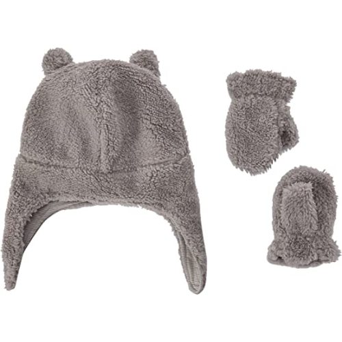 Simple Joys by Carter's Unisex Toddlers and Babies' Hat and Mitten Set