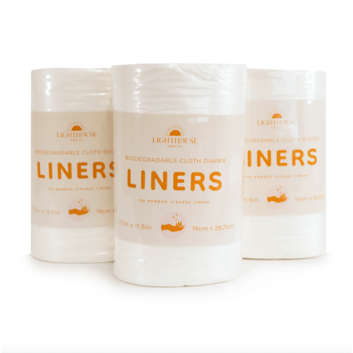 Lighthouse Kids Co. - Disposable Diaper Liners (Single Roll of 100)