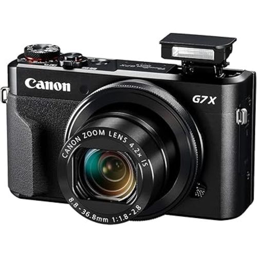 Canon PowerShot G7 X Mark II, 1066C002 (International Version) Black