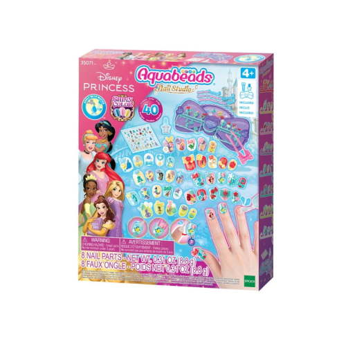 Aquabeads Disney Princess Nail Studio Water-Activated DIY Nail Art Set