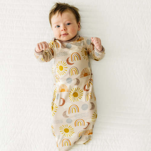 Desert Sunrise Infant Gown - Little Sleepies