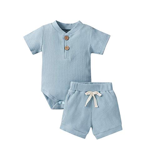 Baby Boy Clothes 0 3 6 9 12 18 Months Romper Shorts Set