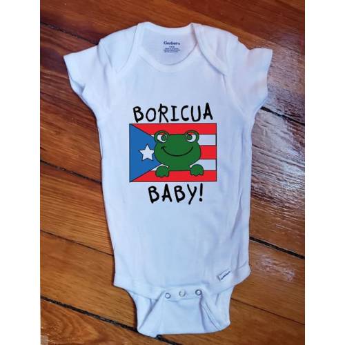 Boricua baby! size 3-6 mo