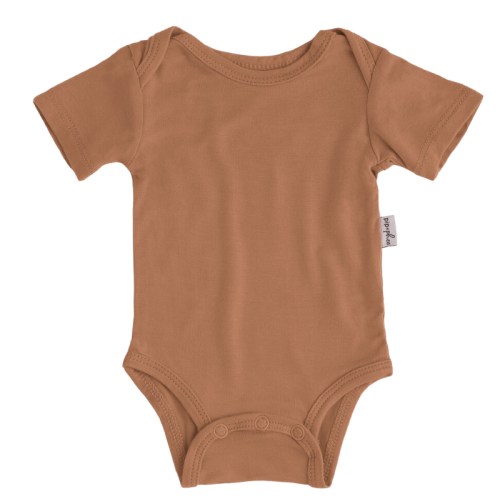 Bamboo Short Sleeve Bodysuits - Solids
