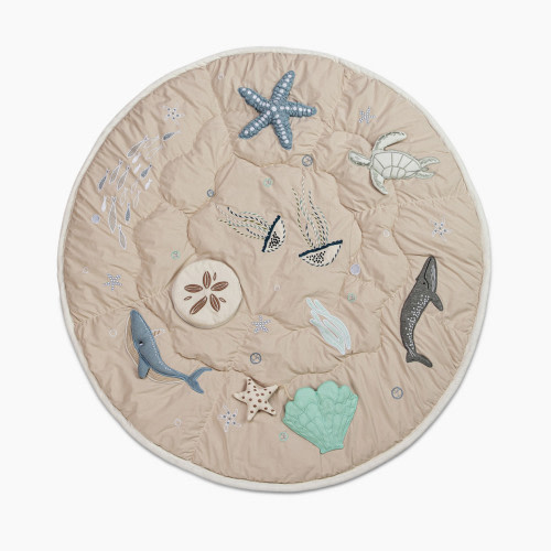 Crane Baby Cotton Quilted Activity Mat - Cove