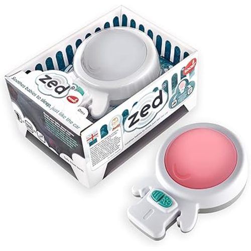 Zed by Rockit - Baby Sleep Aid Helps Your Baby Sleep, 6 Vibration Modes and Calming Red Light, Place on Any Mattress, Suitable for Cribs, Moses Baskets, Cots and Beds from Newborn