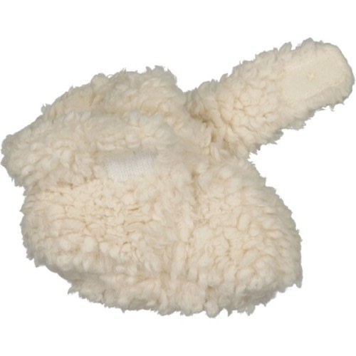 Fuzzy Booties, Cream - Bean's Barcelona | Maisonette