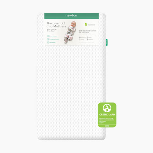 Essential Breathable Standard Size Crib Mattress - White