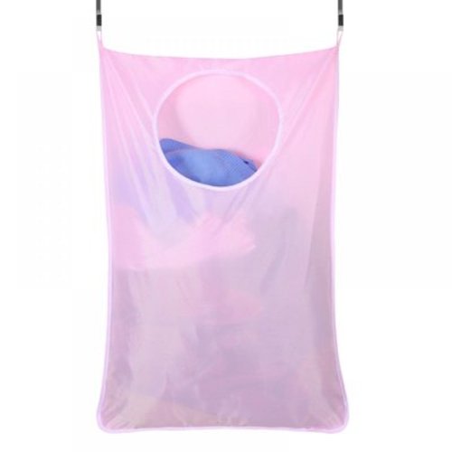 Hanging Laundry Hamper, Over The Door Laundry Hamper and Hanging Laundry Bag, Extra Large Space Saving Hanging Hamper with 2 Types Hooks