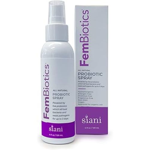FemBiotics -Topical Probiotic Body Care for Women 4oz - Hypoallergenic, Vegan, Non GMO, GF, 100% Natural Live Probiotic Patented, External + Internal Use, Totally Safe, No Refrigeration Required