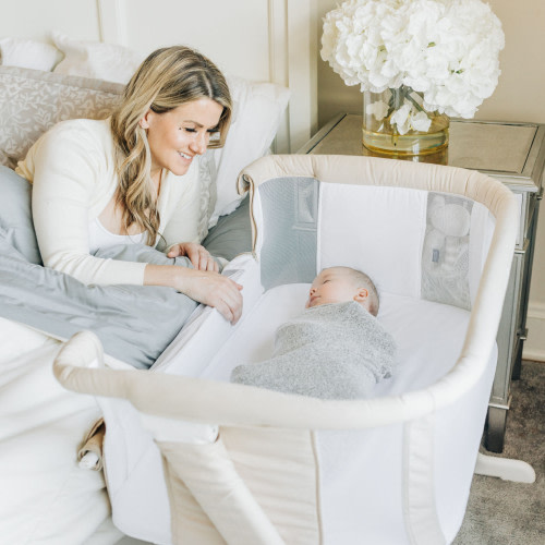 Beside Me Dreamer Organic Bassinet & Bedside Sleeper - Organic Oat