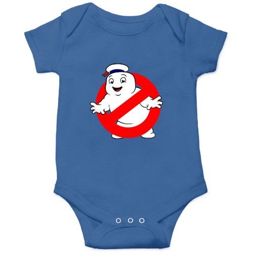 Ghostbusters Afterlife Mini Puft Logo - Ghostbusters - Onesies Kids's Short Sleeve Onesie 12M Royal sold by Handyman Katha | SKU 39764451 | Printerval