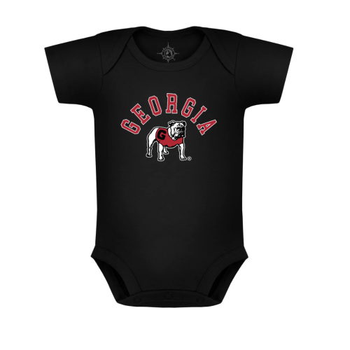 UGA CKW INFANT ONESIE GEORGIA - BLACK – The Red Zone- Athens, GA