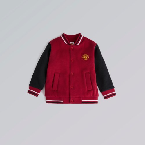 Manchester United Baby Varsity Jacket Red