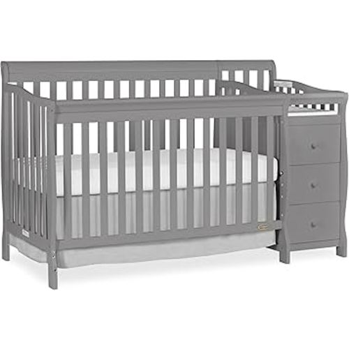 Dream On Me 5 in 1 Brody Convertible Crib with Changer