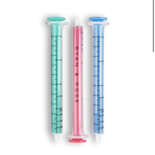 Ryan & Rose Cutie Dose - Baby Medicine Dispenser Syringe For Children - 3 Pack (Lollipop)