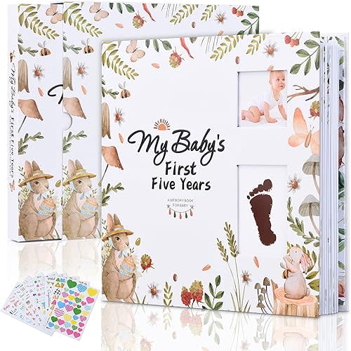 Our Little Miracle Baby Memory Book,248 Pages Color, Keepsake Journal for Baby's First Five Years, Unisex Baby Scrapbook, Record Book for New Parents, Ideal Gift for Baby Shower and Welcome Party