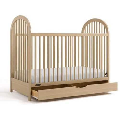 Graco Olivia 3-In-1 Convertible Crib With Drawer Driftwood