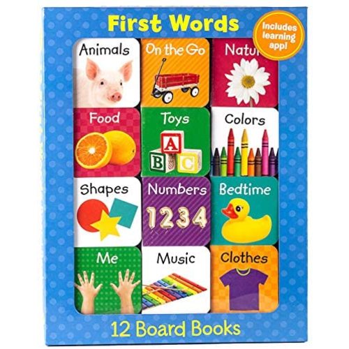 First Words (12 Book Set & Downloadable App!) (Early Learning)