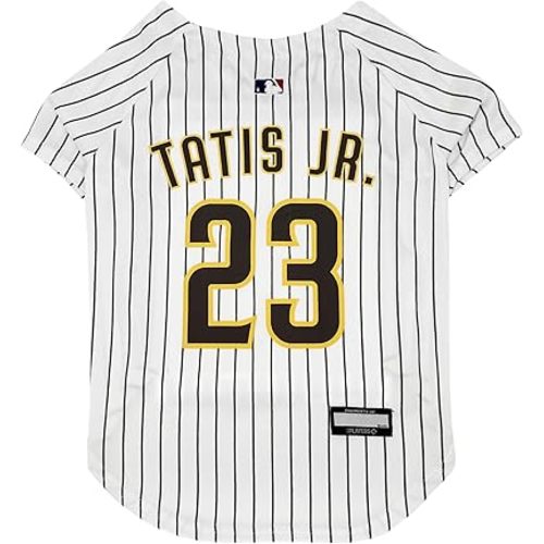 MLBPA Fernando Tatis Jr. Pet Jersey - San Diego Padres Mesh Cat Jersey, X-Small