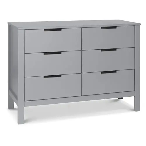 Carter's by DaVinci Colby 6-Drawer Dresser in Washed Natural, Grey, (F11926G)