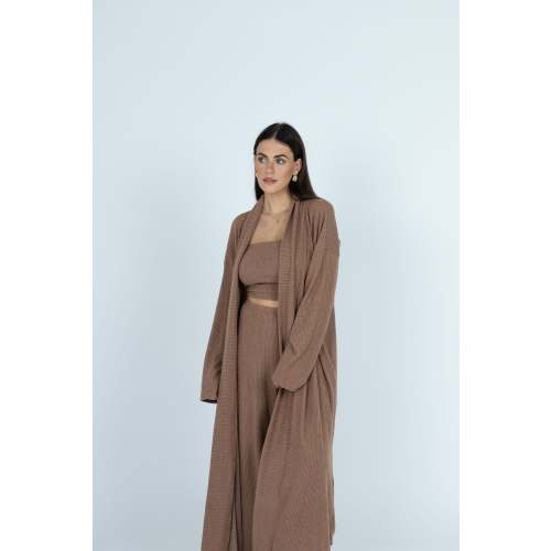 Yacht Club Tube Top Cardigan Pant Set Sedona