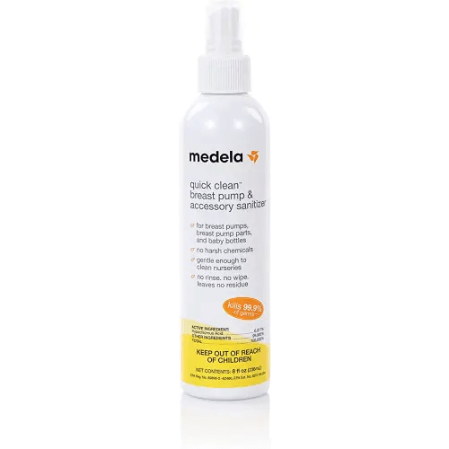 Medela Quick Clean Breast Pump and Accessory Sanitizer Spray