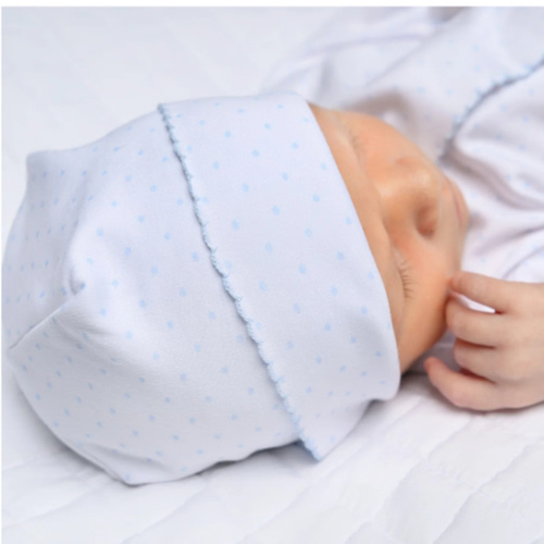 Magnolia Baby Boy Mini Dots Hat - Blue