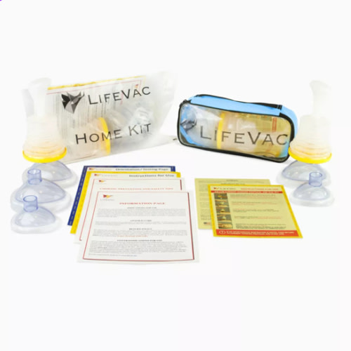 LifeVac Home and Travel Kit Bundle - Toddler and Adult Choking First Aid Device