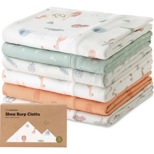 KeaBabies Shea Burp Cloths, Wilderness