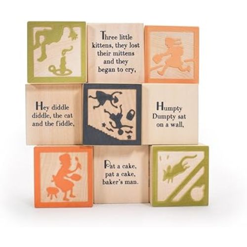 Uncle Goose Nursery Rhyme Blocks - Made in The USA
