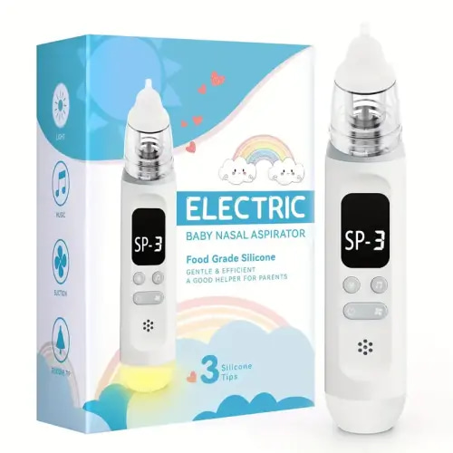 childrens nasal aspirator 3 stage suction electric nasal aspirator soothing lighting and nursery music | temu Temu