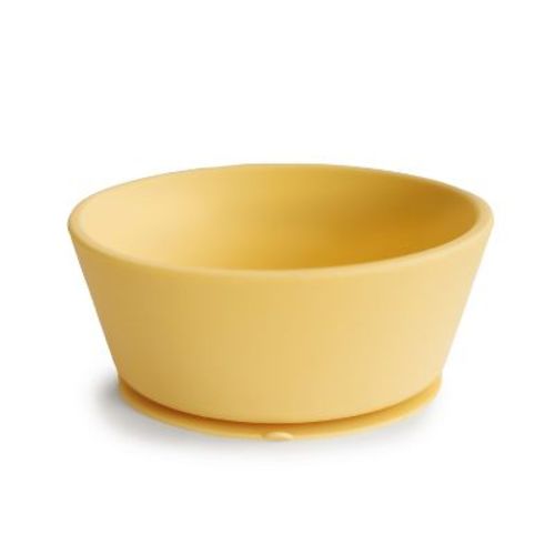 Silicone Suction Bowl Pale Daffodil One Size