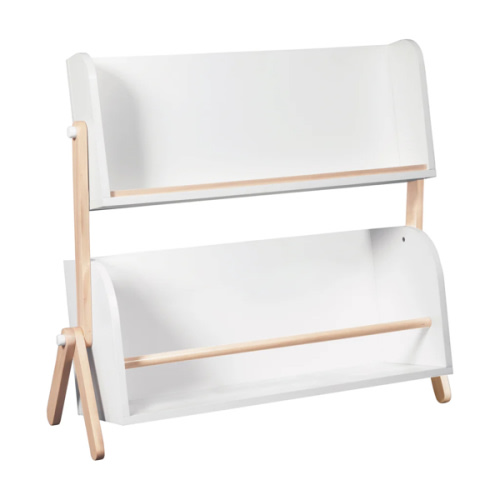 Tally Storage and Bookshelf in White & Washed Natural | Over The Moon
