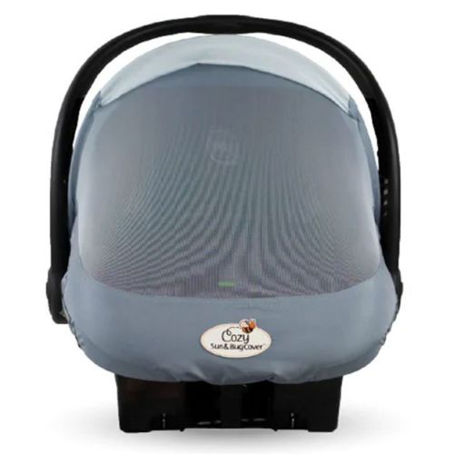 Cozybaby Combo Pack With Mesh Sun And Bug Cover And Lightweight Spring Or Summer Cozy Cover With Elasticized Edge, Rhapsody Purple